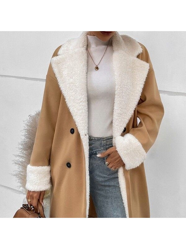 Leisure Commute Woolen Coat For Women