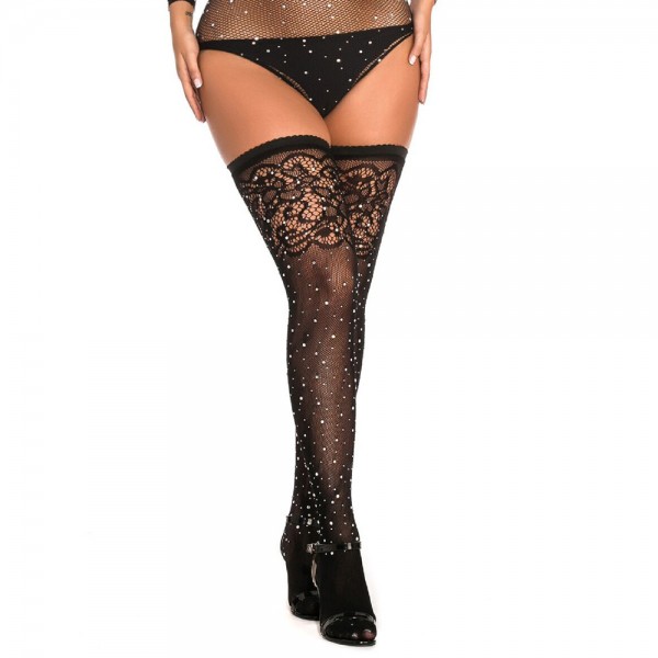 Women Fashion Sexy Hollow Mesh Jacquard Pantyhose