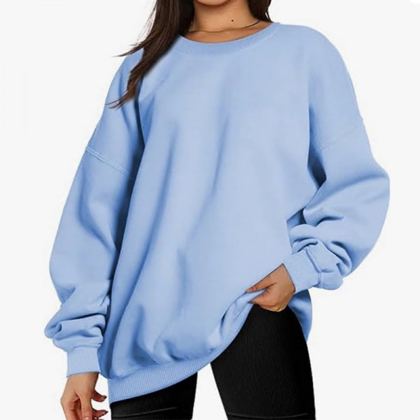 Women Casual Letter Print Loose Sweatshirt