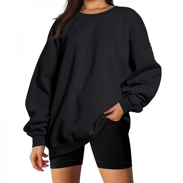 Women Casual Letter Print Loose Sweatshirt