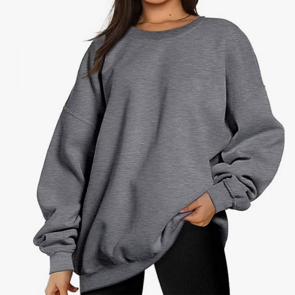 Women Casual Letter Print Loose Sweatshirt