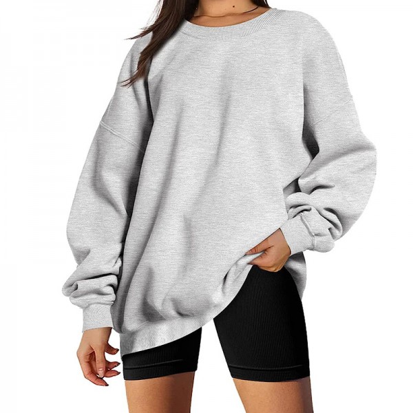 Women Casual Letter Print Loose Sweatshirt