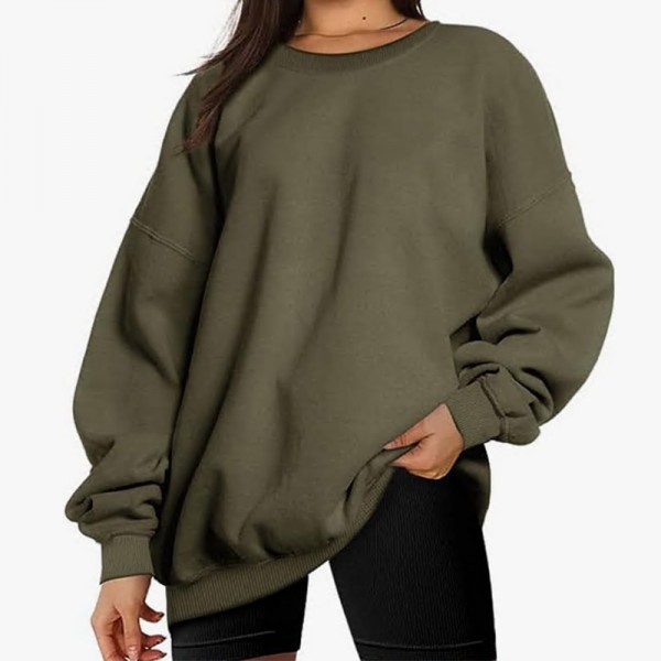 Women Casual Letter Print Loose Sweatshirt