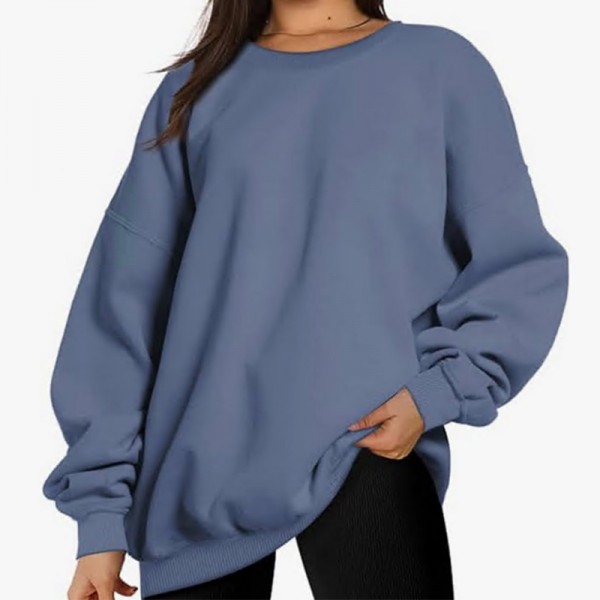 Women Casual Letter Print Loose Sweatshirt