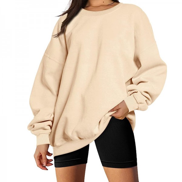 Women Casual Letter Print Loose Sweatshirt