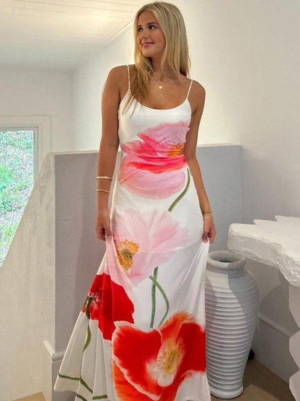 Beach floral long Dress